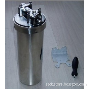 10" stainless steel water filter housing